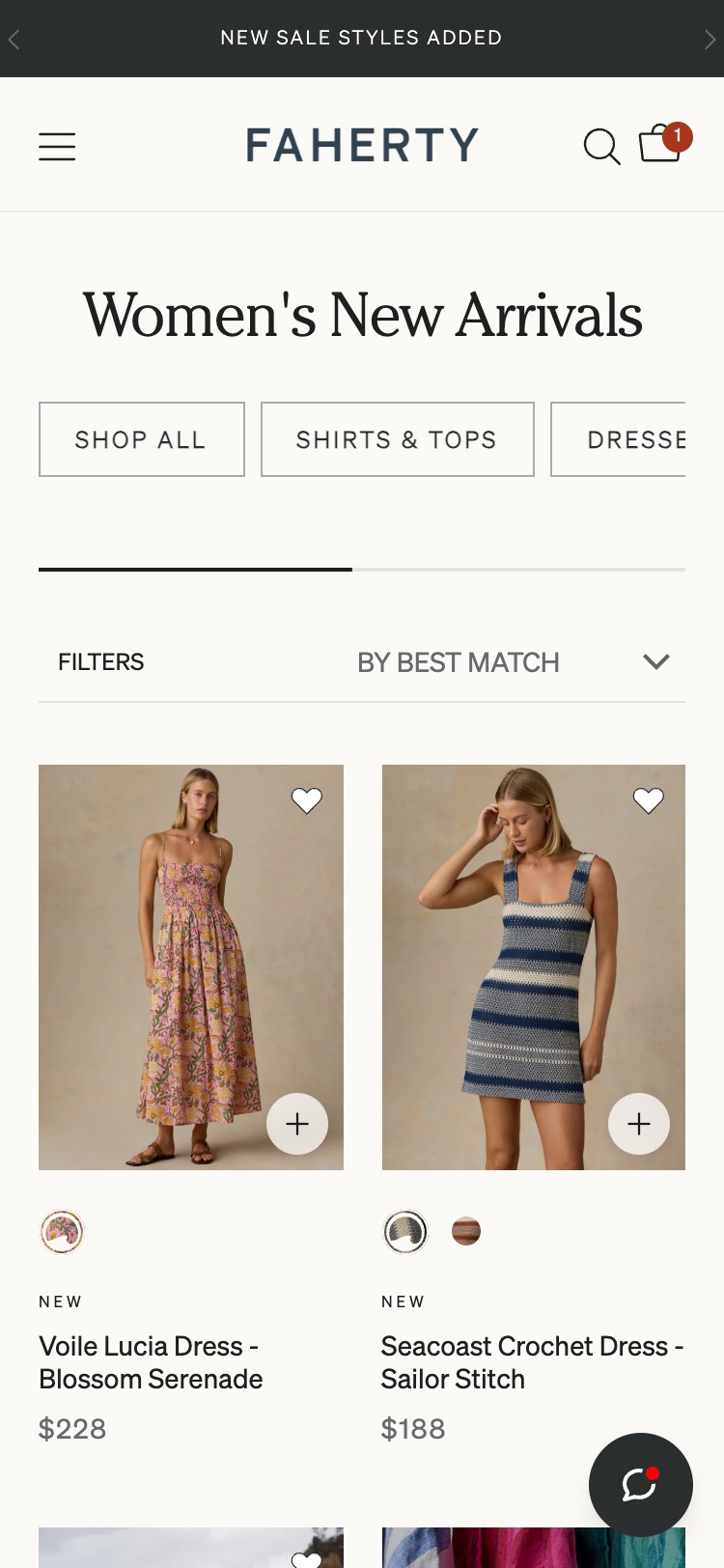 Faherty Brand — Collection Color Swatches (Mobile)